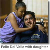 Felix Del Valle with Daughter