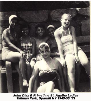 John Diaz with the Ladies
